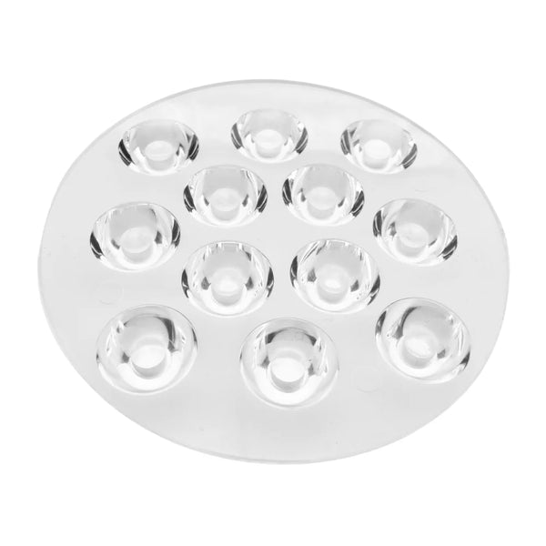 Polycarbonate Lens for 12 LED Base Plate