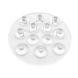 Polycarbonate Lens for 12 LED Base Plate