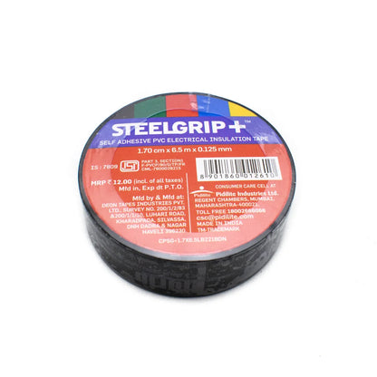 Pidilite Steelgrip+ Self Adhesive PVC Electrical Insulation Tape (Black)