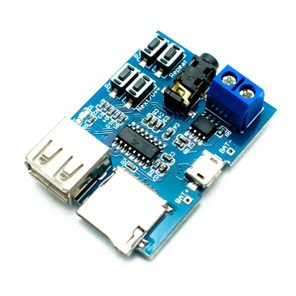 TF Card U Disk MP3 Format Decoder Board Module Audio Player