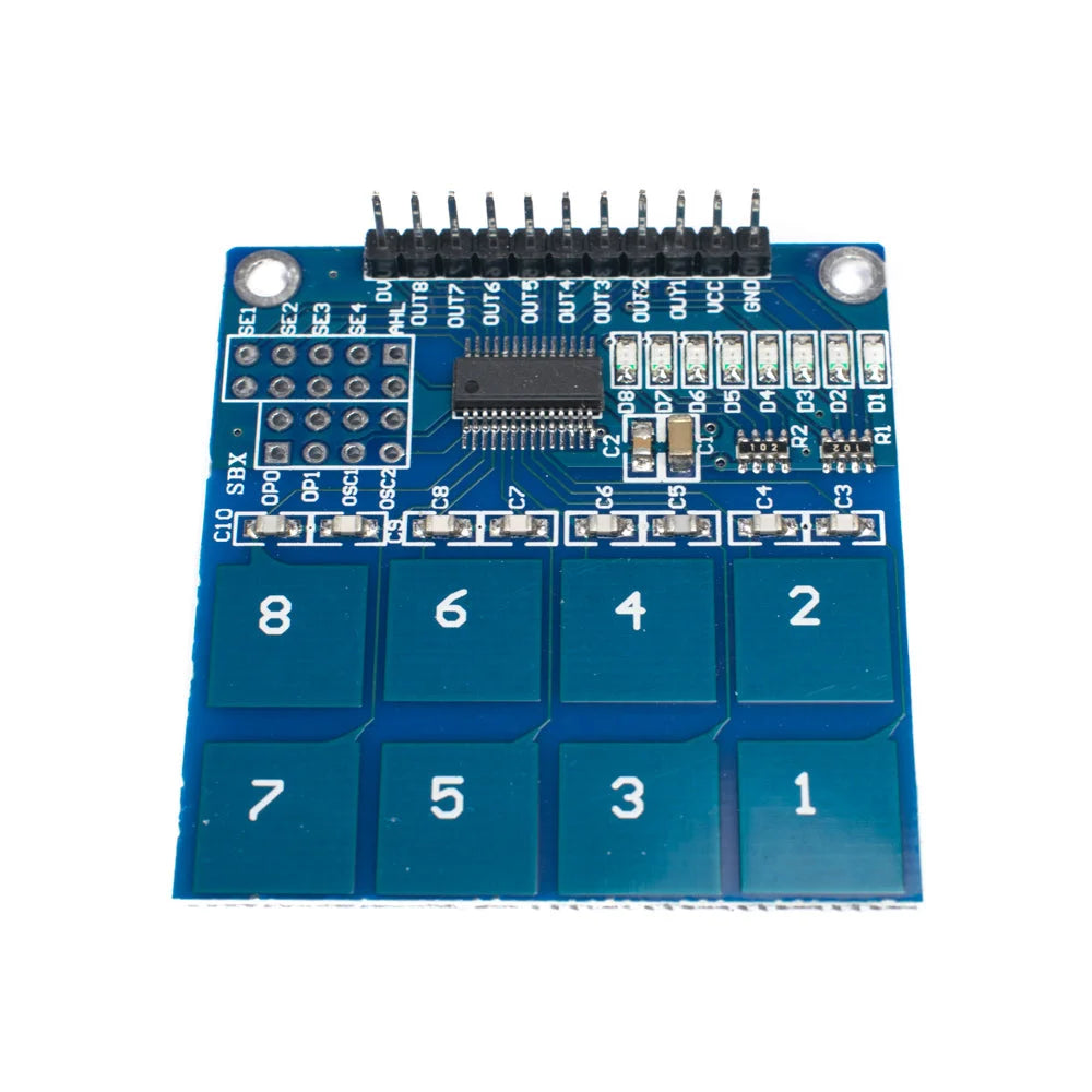 TTP226 - 8 Channel Capacitive Touch Sensor Module