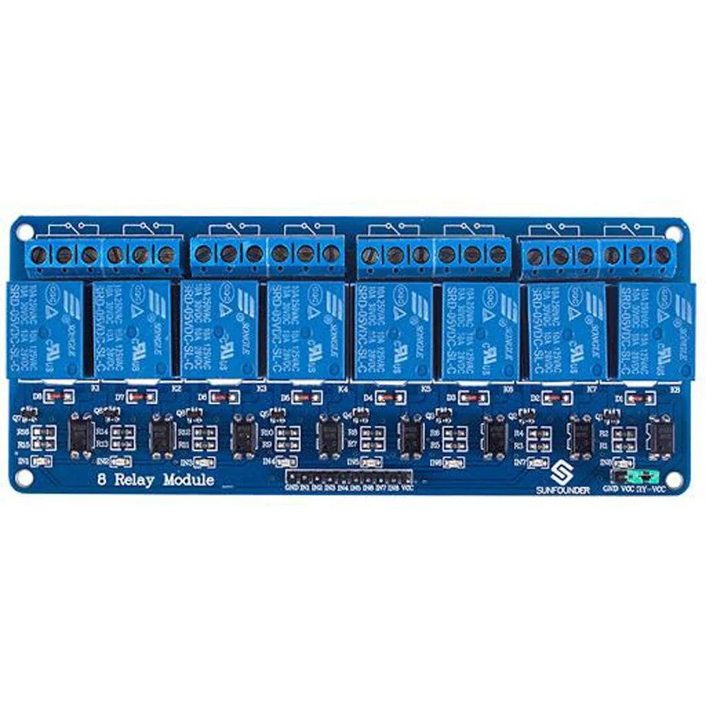 8 Channel 5V 10A Relay Module with optocoupler