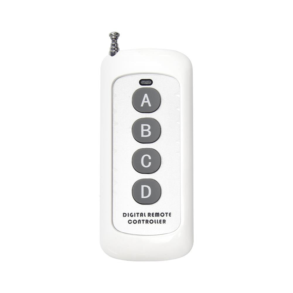 433MHz 4 Button RF Remote Control Switch with Antenna