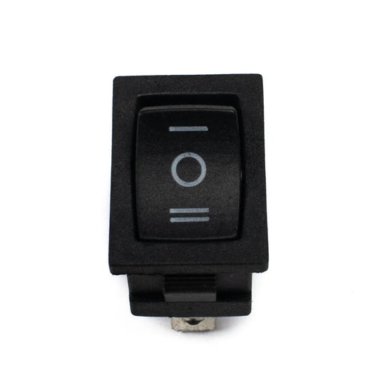 6A 250V SPDT Rocker Black Switch