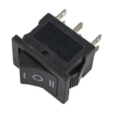 6A 250V DPDT Rocker Switch (Lock Action)