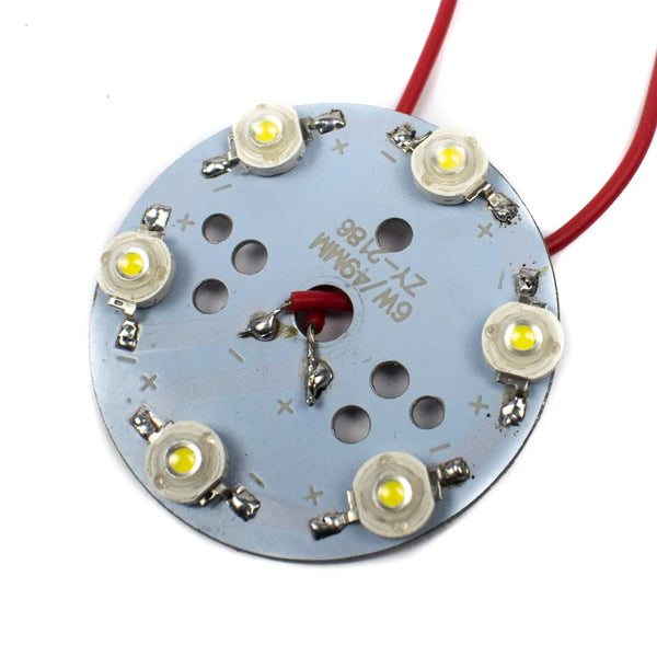 6W High Power 6 LED Aluminum Base Plate