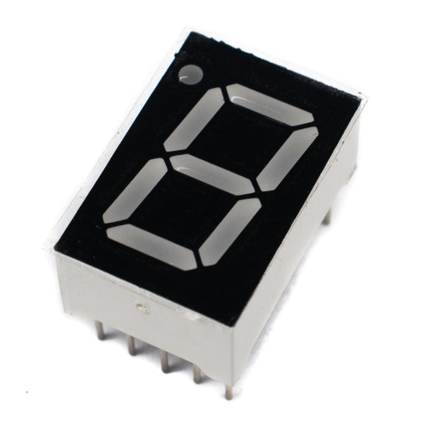 0.56 inch Single Digit Seven Segment Display - Green (Common Anode)