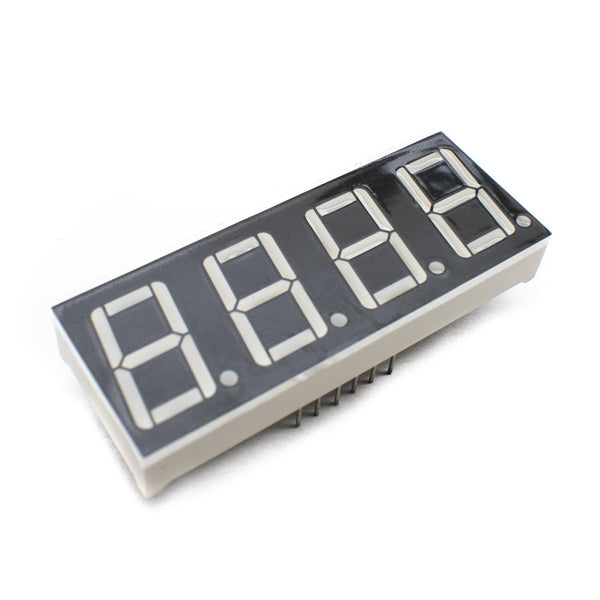 0.56 inch 4 Digit Seven Segment Display- Red (Common Cathode)