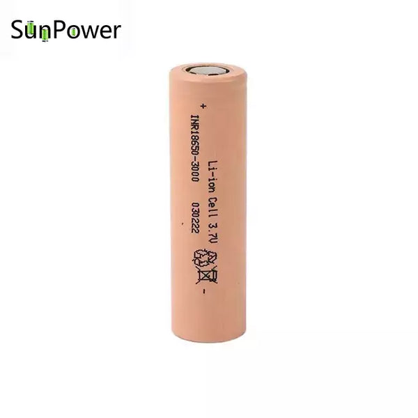 Sunpower 18650 Li-ion Battery 3.7V 3000mAh 10C