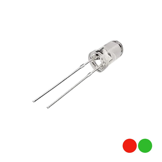 5mm Red-Green Colour Auto Flashing LED 2pin