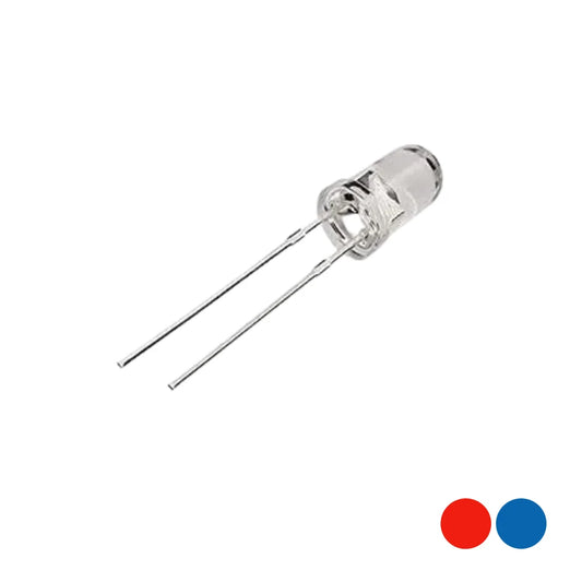 5mm Red-Blue Colour Auto Flashing LED 2 Pin