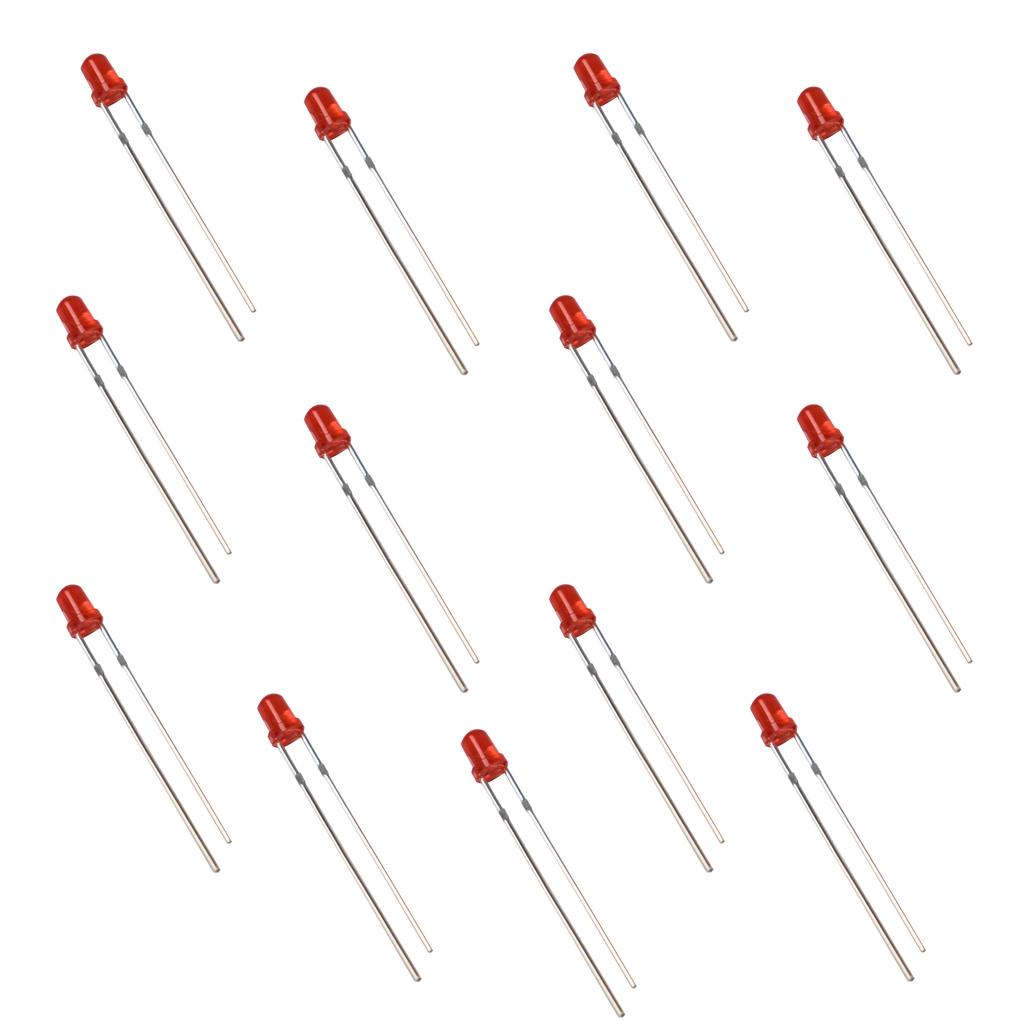 3mm Red LED(300-400mcd)