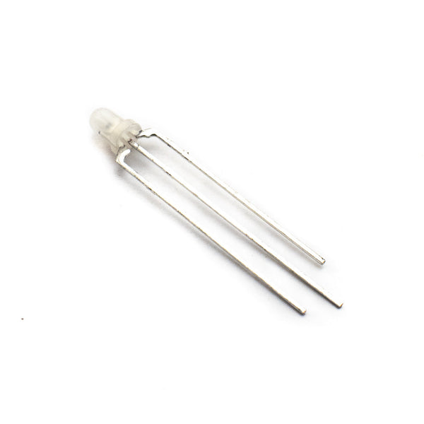 3mm Red / Blue Bi-Colour 3 Pin LED (Common Anode)