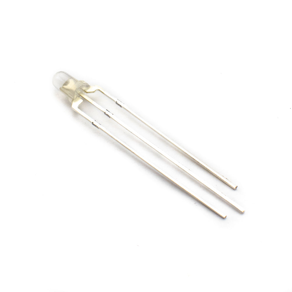 3mm Red / Blue Bi-Colour 3 Pin LED (Common Anode)