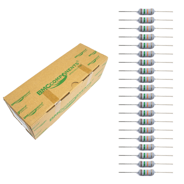 10M ohm 5% 1 Watt Resistor (Box of 1000) - MOF