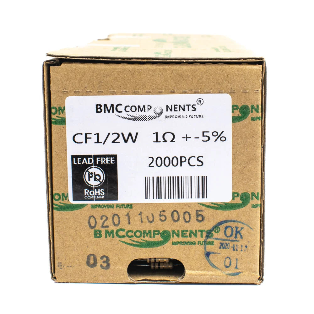 82 ohm 5% 1/2 Watt Resistor (Box of 2000) - CFR