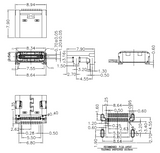 24-Pin USB Type-C SMD Connector Female