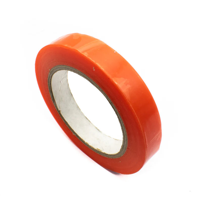 1 Inch Clear Double Sided Polyester Red Tape With PET protective film