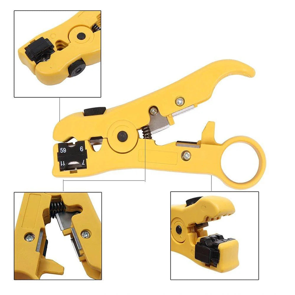 Professional Grade Universal Cable Cutter and Stripper