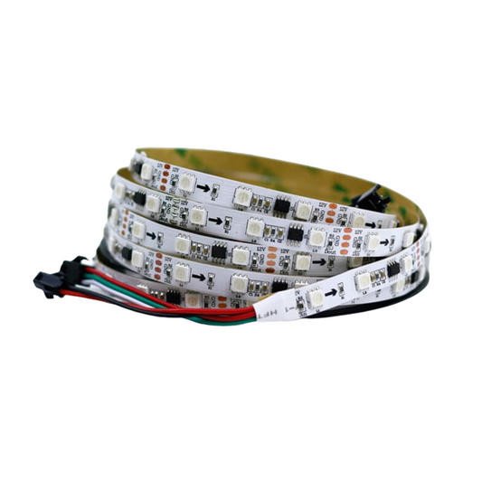 WS2818A RGB Addressable LED Pixel Strip Light 5V DC Programmable