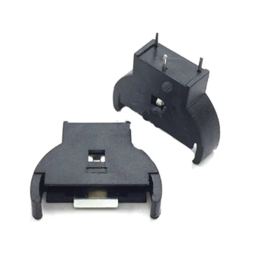 CR2032 Vertical Coin Cell Holder Black